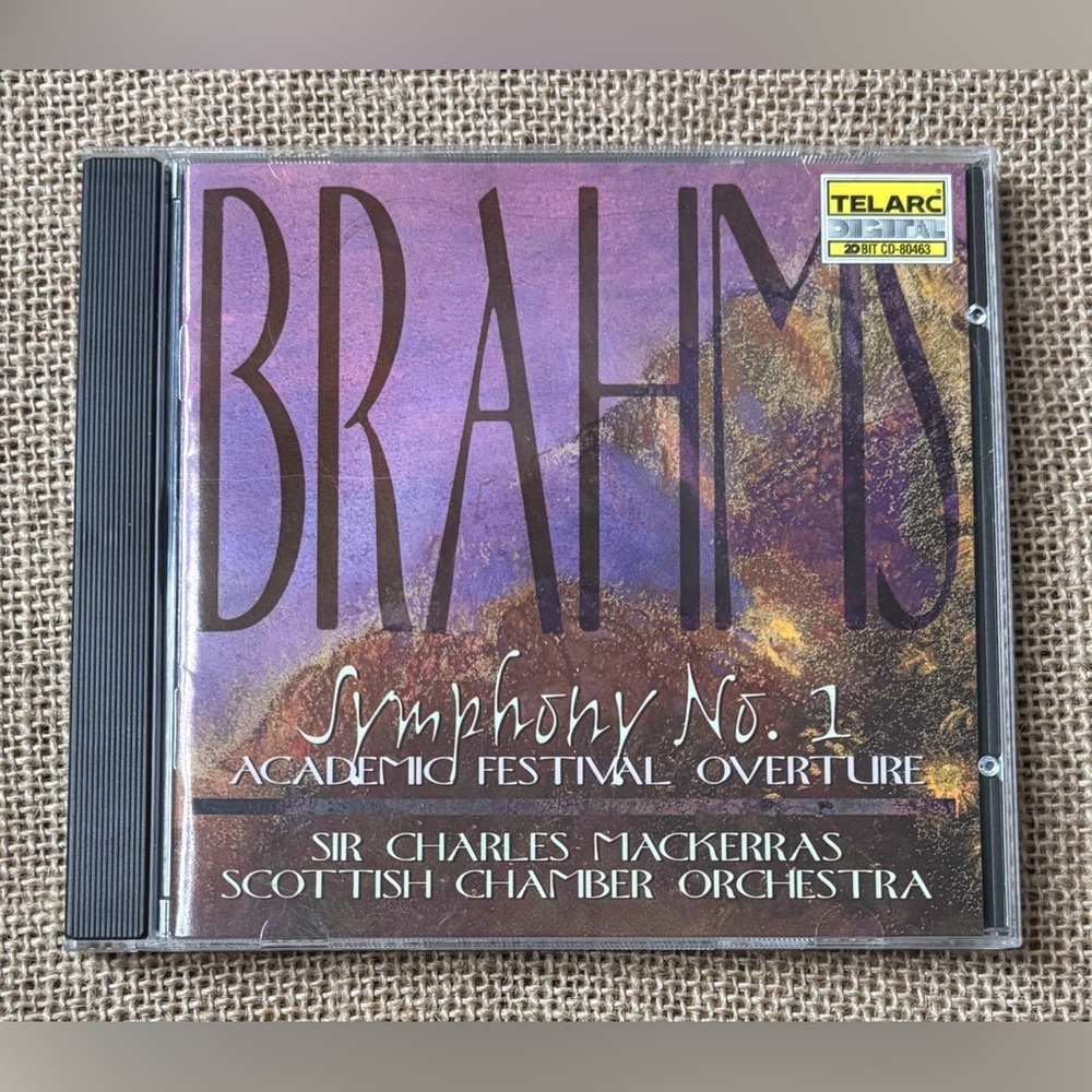 Brahams Symphony No 1 Academic Festival Overture Sir Charles Mackerras CD